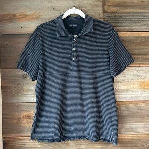 🍁 Banana Republic Striped Polo Shirt